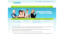 Desktop Screenshot of myadhd.com