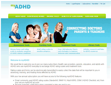 Tablet Screenshot of myadhd.com